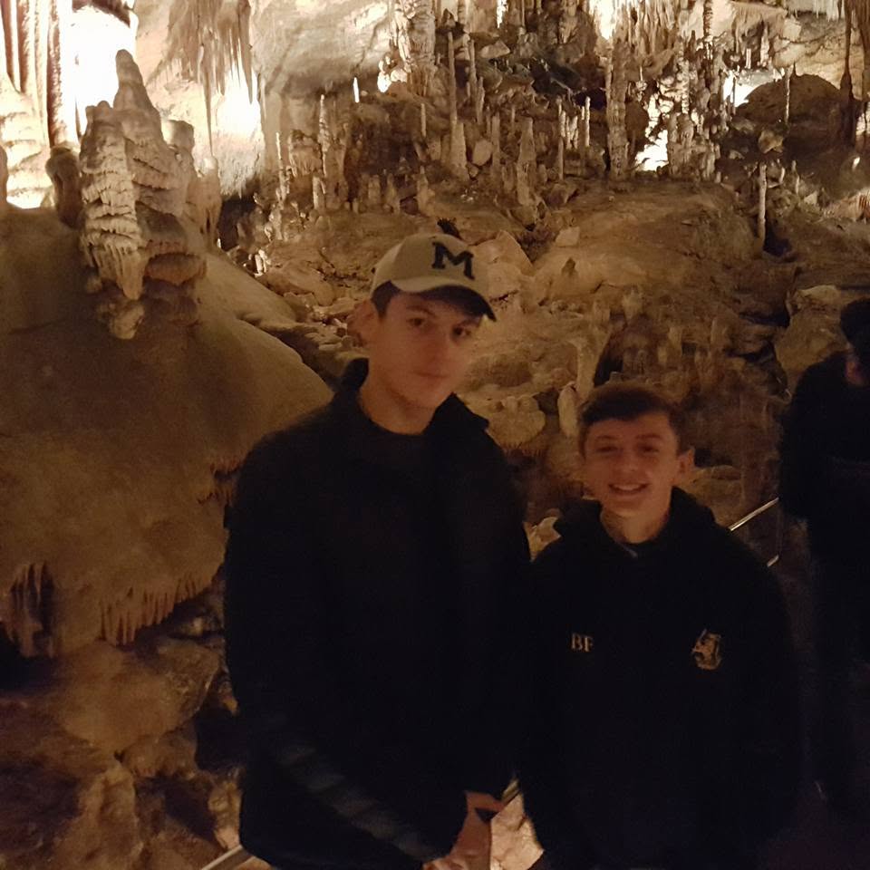 Players exploring the Caves of Drach in Mallorca