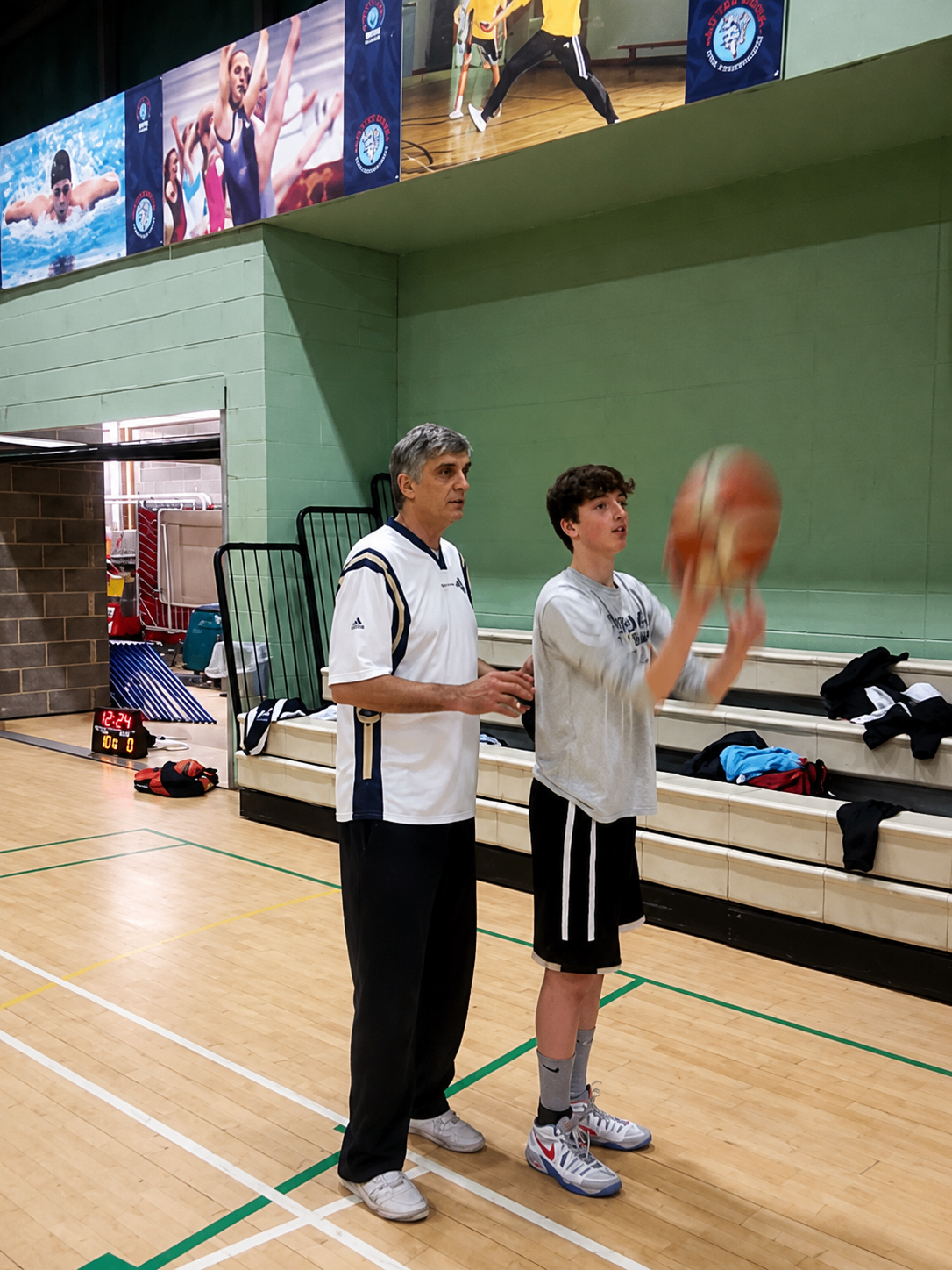Diego Maggi coaching a player today